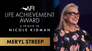 Meryl Streep at the AFI Life Achievement Award Tribute to Nicole Kidman [upl. by Yancey]