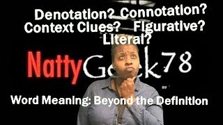 Determining Word Meaning  Defining Words BEYOND the Definition [upl. by Rebmaed]