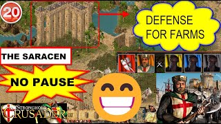 20 THE SARACEN NO PAUSE Defense trending gaming stronghold games enjoy 2024 crusader Lion [upl. by Gleich]