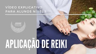 Aplicação de Reiki  Vídeo explicativo para alunos nível I [upl. by Innattirb]