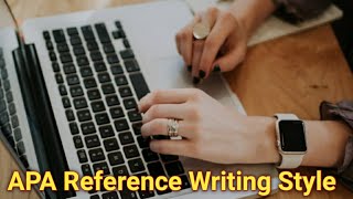 APA 7th Reference Writing with Ease [upl. by Efron]