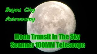 Moon Transit In Orion SkyScanner 100mm Reflector Telescope [upl. by Chansoo]