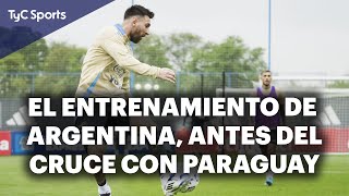 CON LA MIRA PUESTA EN PARAGUAY EL ENTRENAMIENTO DE ARGENTINA ¡CON GOLAZO DE CHILENA INCLUIDO 🔥 [upl. by Jennee364]