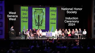 West Senior 2024 National Honor Society Induction Ceremony [upl. by Christis]