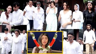 TSeries Owner Bhushan Kumar Sister Tishaa Kumar FuneraI [upl. by Eirtemed44]