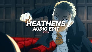 heathens  twenty one pilots edit audio [upl. by Nanis]