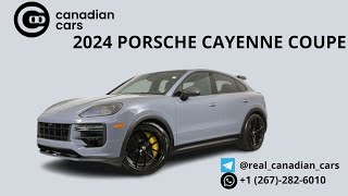 NEW 2024 Porsche Cayenne Coupe Artic Grey [upl. by Ayahc372]