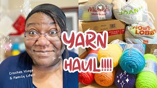 Episode 8 Yarn Haul from Michaels JoAnns Hobby Lobby Premier amp Small Amazon order [upl. by Aekal]