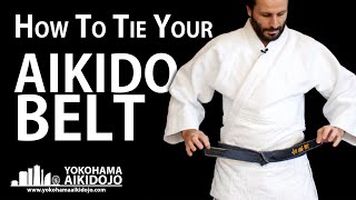 TUTORIAL How to Tie Your Aikido BELT [upl. by Shelton]