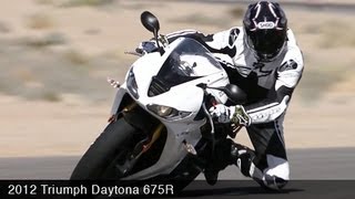 MotoUSA 2012 Triumph Daytona 675R Comparison [upl. by Sammy]