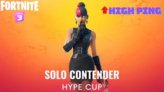 Fortnite Chapter 3 Season 1 Solo Contender Hype Cup  High Ping [upl. by Brenk]