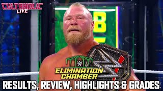 WWE Elimination Chamber 2022 Live Review Highlights Results amp Grades [upl. by Aceber]