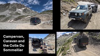 VW T6 Bulli 4motion Jeep Renegade and an offroad caravan climb the highest trail in the Alps [upl. by Rocher]