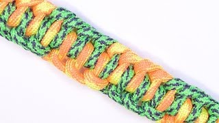 How to Make the quotGenoese Flipped Outquot Paracord Survival Bracelet  BoredParacord [upl. by Suzi]