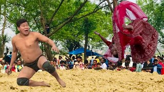 बसंत थापा की न्यू कुश्ती  basant thapa ki new kushti  thapa ki kushti [upl. by Missi36]