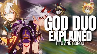 why Itto becomes so much STRONGER with Gorou  Genshin Impact [upl. by Akinat434]