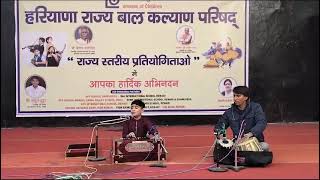 Sun Charkhe Di Mithi Mithi kook sung by My Student Bhavay Sapra school students schoolfunctions [upl. by Anatolio]