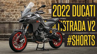 Ducati Launches New 2022 Multistrada V2 and V2 S  Motorcycle News In 60s Shorts [upl. by Saile940]