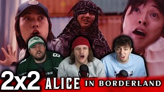 THIS GAME IS CRAZY  Alice in Borderland 2x2 First Group Reaction [upl. by Anirtruc]