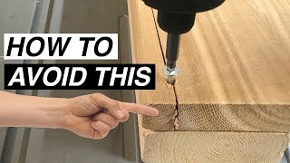 HOW TO SCREW INTO WOOD without splitting DEWALT DRIVER [upl. by Norina]