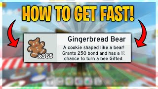 Fastest WAY to GET GINGERBREAD BEARS  Bee Swarm Simulator [upl. by Aland]