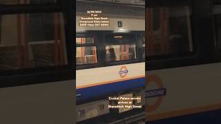 Crystal Palace service arrives at Shoreditch… LondonOverground train NationalRail [upl. by Kienan]