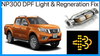 Nissan Navara NP300 DPF Warning Light amp Regeneration Fix Diesel Particulate Filter blocked [upl. by Hcab944]