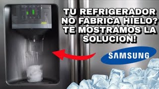 NO PRODUCE HIELO  REFRIGERADOR SAMSUNG RS26DDAPN RS26DDARS [upl. by Edyaw]