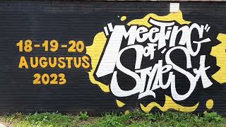 quotMeeting of Stylesquot  streetart festival in Antwerpen  1820 August 2023 [upl. by Ater]