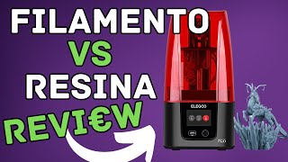 IMPRESORA 3D RESINA VS FILAMENTO COMPARATIVA  REVIEW ELEGOO Mars 3 Pro MEJOR IMPRESORA RESINA 2023 [upl. by Lon]