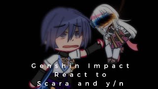 💫  Genshin Impact React to Yn and Scaramouche as Kaede and Shuichi  OOC Cringe  LaLumine [upl. by Mcmullan]