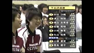 木村沙織｜2004 春高バレー 女子決勝 FINAL  長崎 九州文化学 X 下北沢成徳 東京【 Saori Kimura 】2004 [upl. by Twelve]