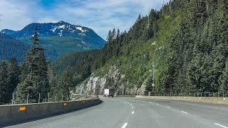 1619 I90 West through Snoqualmie Pass Washington [upl. by Yerot]