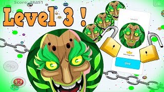 Agario Mobile UNLOCKING LEVEL 3 SKINS BEST Gameplay Solo amp Duo [upl. by Hodosh]