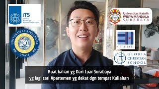 Buat kamu yg mau Sekolah  Kuliah di Surabaya ini Panduan cari Apartemen yg Tepat [upl. by Akimot]