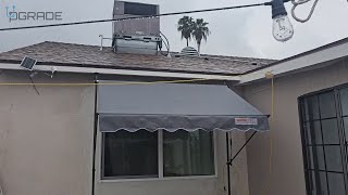 Retractable Patio Awning Sunshade Shelter [upl. by Lrak]