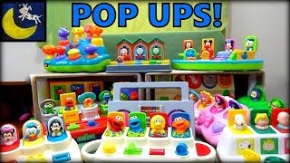 LOTS of POP UP TOYS Thomas amp Friends Sesame Street Singing Pop Up Pals Yo Gabba Gabba Mickey MORE [upl. by Naves]