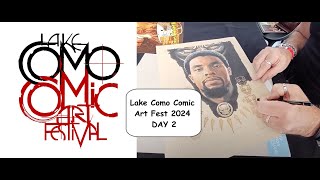 Lake Como Comic Art Fest 2024  DAY 2 artists from Marvel DC Image Comics etc [upl. by Rosella]