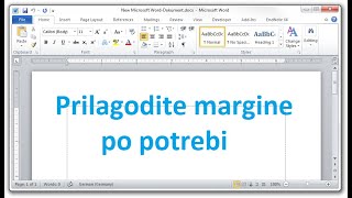 Napredno podešavanje margina Word  margine za koričenje rada [upl. by Siana]