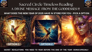 GODDESSES SPECIAL READING WHAT DOES 2025 HOLD IN STORE FOR YOU BONUS SPECIAL INCLUDEDPICK A CARD [upl. by Isdnil]