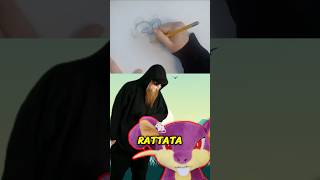 RATTATA DRAWING 🐀 ✏️ pokemon drawing art pokeart fein [upl. by Bishop]