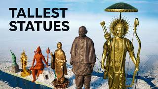 Tallest Statues in the World 3D Size Comparison [upl. by Veradi729]