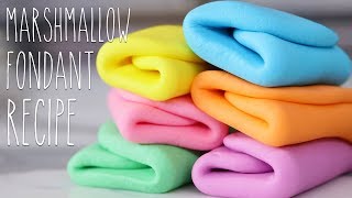 How To Make Marshmallow Fondant  Baking Basics [upl. by Satsoc]