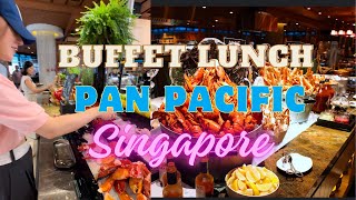 128Singapore Life  Buffet Lunch in Pan Pacific Hotel Singapore singapore dulichsingapore [upl. by Artina357]