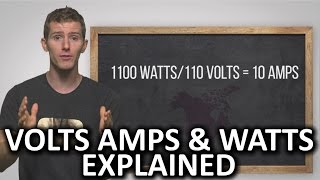 Volts Amps and Watts Explained [upl. by Lanor969]