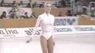 Galina Beloglazova 1985 Worlds EF Ribbon  Victory Ceremony [upl. by Namrac]