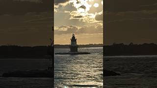 Orient Point Lighthouse off Long Island lighthouse use [upl. by Suirred]