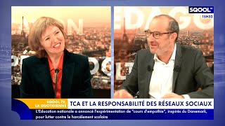 La Quotidienne 19122023  La responsabilité des réseaux sociaux dans laugmentation des TCA [upl. by Akinam266]