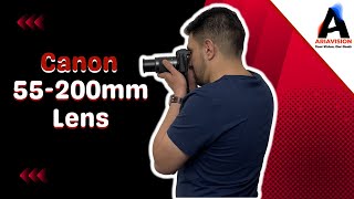 Canon EFM 55200mm Lens  Unboxing amp Test [upl. by Arama351]