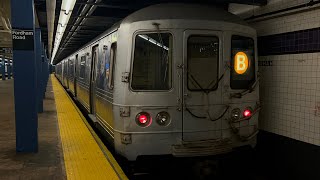 IND Concourse Line B and D Local Trains  Fordham Road R46 R68 R68A [upl. by Marra]